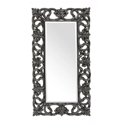 Lustro duże 168x92 w ozdobnej ramie Korona 93311 czarne