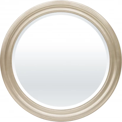 Lustro okrągłe 76cm w złotej drewnianej rzeźbionej ramie Korona 111014 klasyczne