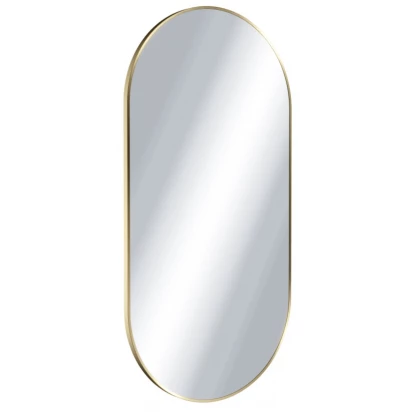 Lustro owalne 100x50 Excellent REVIA DOEX.RE100.050.GB złoty szczotkowany