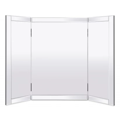 Lustro tryptyk trójdzielne stojące glamour prostokątne 3-częściowe rozkładane Vetrario 171816