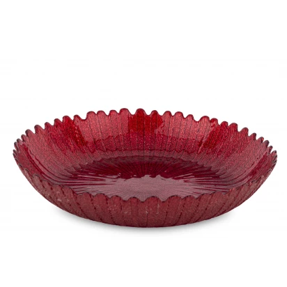 Misa szklana czerwona 162389