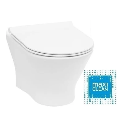 Miska WC bez kołnierza 53,5x36 Rimless Roca NEXO A34664L00M Maxi Clean