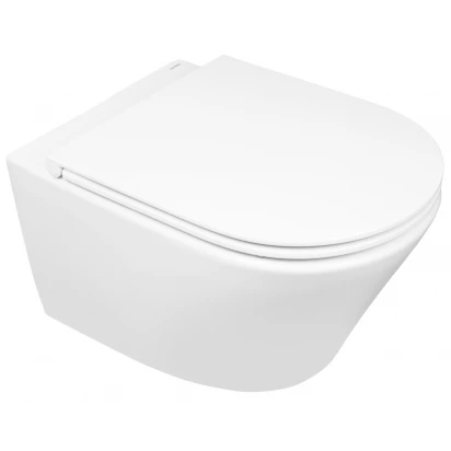 Miska WC wisząca + deska wolnoopadająca slim Oltens JOG 42505000 z powłoką