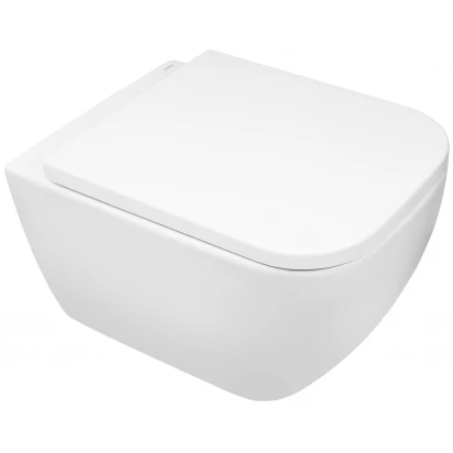 Miska WC wisząca + deska wolnoopadająca slim Oltens VERNAL 42507000 z powłoką