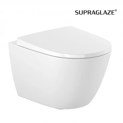 Miska WC wisząca 48x36 bez kołnierza Compacto Roca ONA A346688S00 Supraglaze