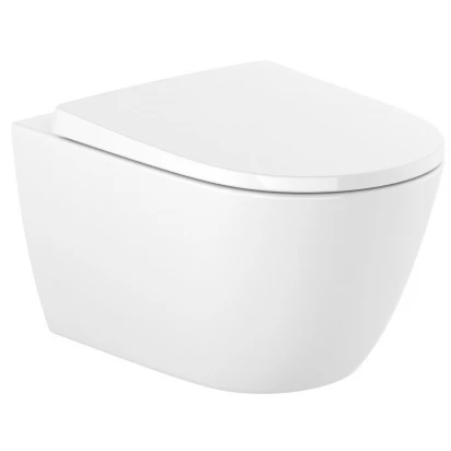 Miska WC wisząca 53 bezkołnierzowa Vortex Roca ONA A34668C000