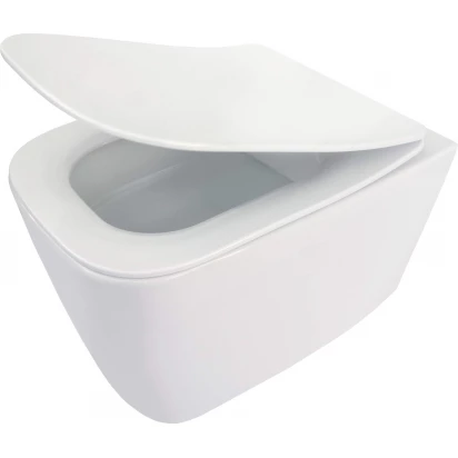 Miska WC wisząca bez kołnierza z deską sedesową Deante HIACYNT NEW CDYD6ZPW