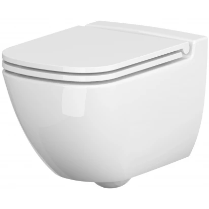Miska WC zawieszana Clean On + deska sedesowa SLIM Cersanit CASPIA SET 741 K701-103 wyprzedaż