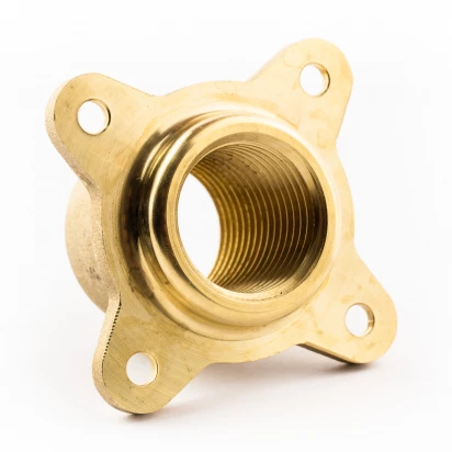 Mufa mosiężna z kołnieżem do zestawu podtynkowego 1/2 GW Tece 9.820.012