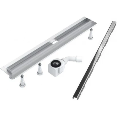 Odpływ liniowy 100 cm + ruszt STEEL Schedpol SLIM LUX OLSL100/SLX