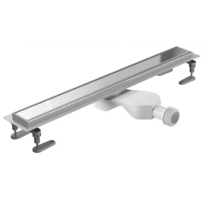 Odpływ liniowy 70 cm z polerowanym, stalowym rusztem Excellent STILIO INEX.1515.700.R.SNP