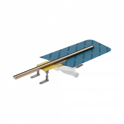 Odpływ liniowy 80 cm Excellent STILIO SLIM INEX.1525.K.B01.800.R.CB miedziany szczotkowany