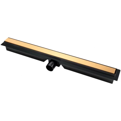 Odpływ liniowy stalowy slim 60 cm FDesign KLEOME FD7-403-60-55 złoty
