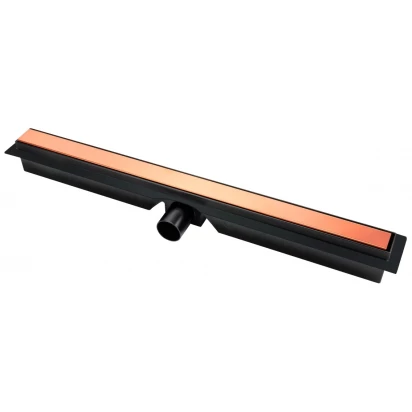 Odpływ liniowy stalowy slim 70 cm FDesign KLEOME FD7-403-70-25 różowe złoto