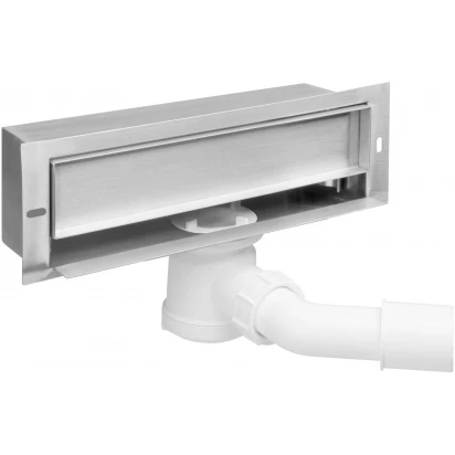 Odpływ ścienny ruszt pod płytki długość 30 cm syfon H65 Deante KOW 003A