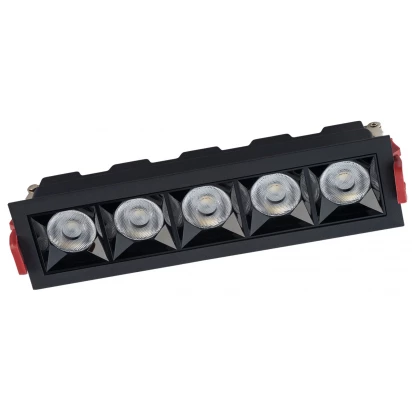 Oprawa liniowa podtynkowa 20 W, 4000 K Nowodvorski MIDI LED 10065 czarna