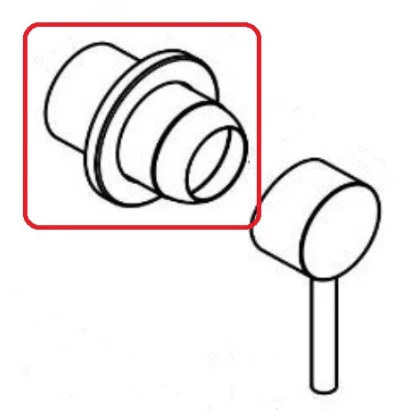 Osłona z rozetą do baterii BOZZ Kludi 7374605-00