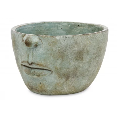 Osłonka jasno zielona twarz cementowa Cyrus Stone 127932