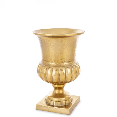 Osłonka złota waza metalowa 24x16x16 Loyd Collection 163289