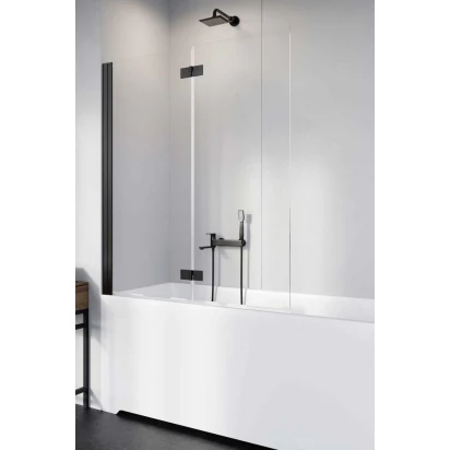 Parawan nawannowy 110x150 Radaway NES BLACK PND I 10010110-54-01L czarny/lewy