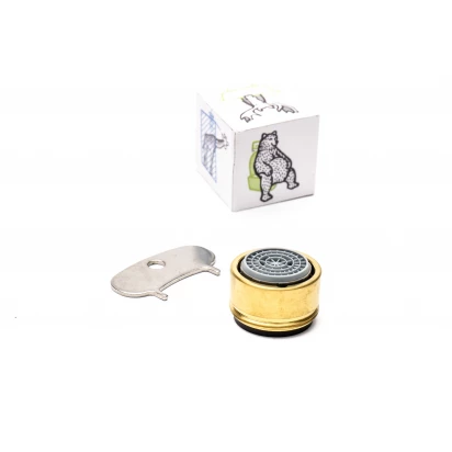 Perlator baterii wannowej Omnires CONTOUR CZ1714 złoty szczotkowany