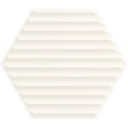 Płytka ścienna 19,8x17,1 Paradyż WOODSKIN heksagon bianco struktura B