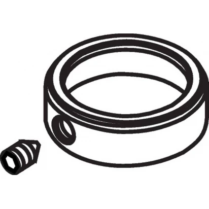 Podkładka zabezpieczająca Hansgrohe CROMA 98942340 czarny chrom szczotkowany