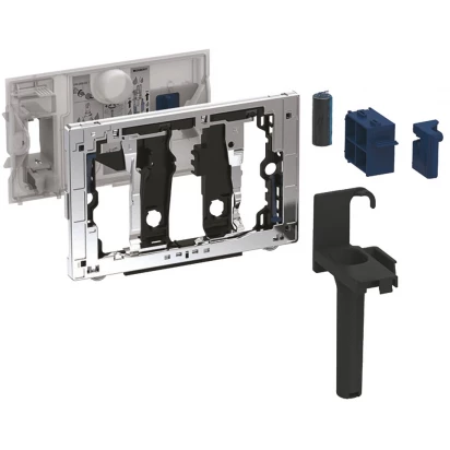 Pojemnik na kostkę DuoFresh do spłuczki podtynkowej Sigma 12 cm Geberit 115.062.21.1 chrom błyszczący