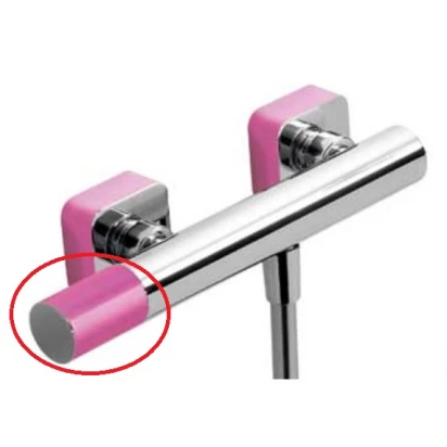 Pokrętło do regulacji strumienia do baterii wannowej i natryskowej Tres LOFT-COLORS 299.082.04.FU fuksja