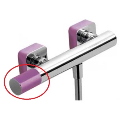 Pokrętło do regulacji strumienia do baterii wannowej i natryskowej Tres LOFT-COLORS 299.082.04.VI fioletowe