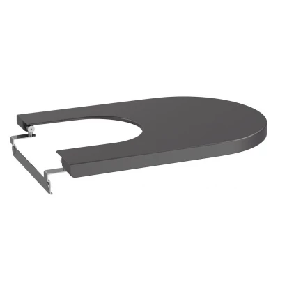 Pokrywa bidetowa wolnoopadająca Roca INSPIRA ROUND A80652264B onyks