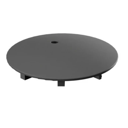 Pokrywa syfonu Excellent VERT INEX.2116.90.C.BL czarna