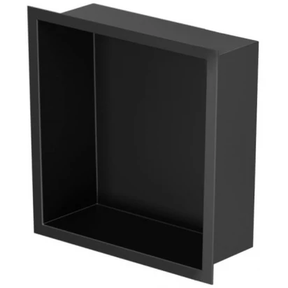 Półka do zabudowy we wnęce 30x10 MCJ FLAT F.PWN LBL 300/10 czarna