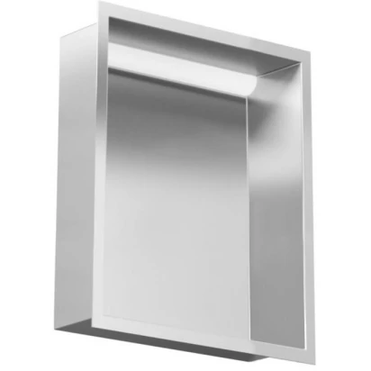 Półka do zabudowy z oświetleniem 20x10 MCJ FLAT F.PWN LED 200/10 SB stal