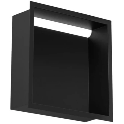 Półka do zabudowy z oświetleniem 30x15 MCJ FLAT F.PWN LED LBL 300/15 czarna