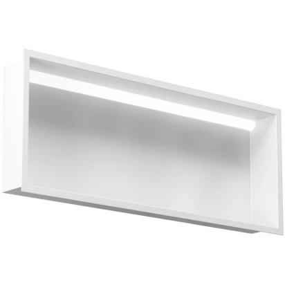 Półka do zabudowy z oświetleniem 90x10 MCJ FLAT F.PWN LED LWH 900/10 biała
