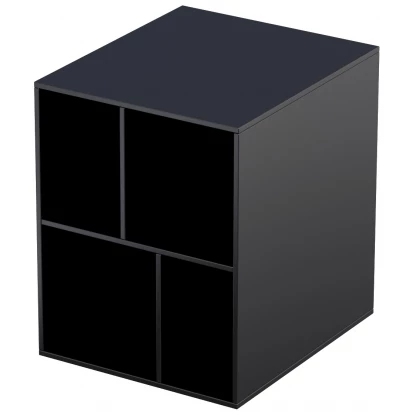 Półka otwarta 40x50 Oristo UNI OR00-PO-40-8 czarny mat