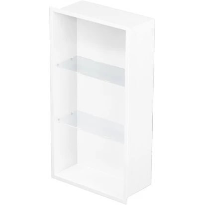 Półka pionowa do zabudowy 30x60x15 MCJ FLAT F.PWNP LWH 3060/15 biała