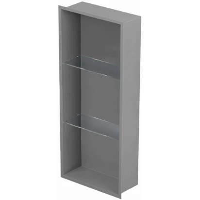 Półka pionowa do zabudowy 30x80x15 MCJ FLAT F.PWNP LGR 3080/15 szara