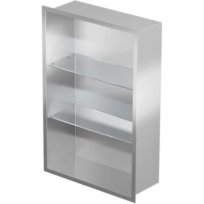 Półka pionowa do zabudowy 40x60x10 MCJ FLAT F.PWNP 4060/10 SB stal