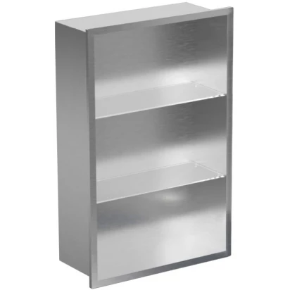 Półka pionowa do zabudowy 40x60x15 MCJ BEND B.PWNP 4060/15 SB stal