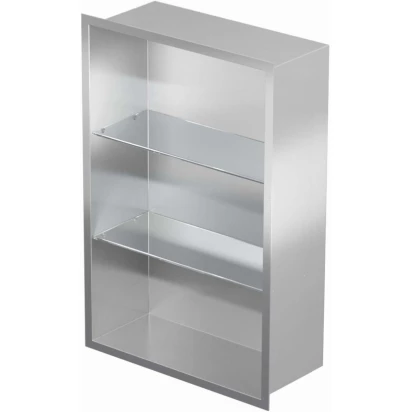 Półka pionowa do zabudowy 40x60x15 MCJ FLAT F.PWNP 4060/15 SB stal