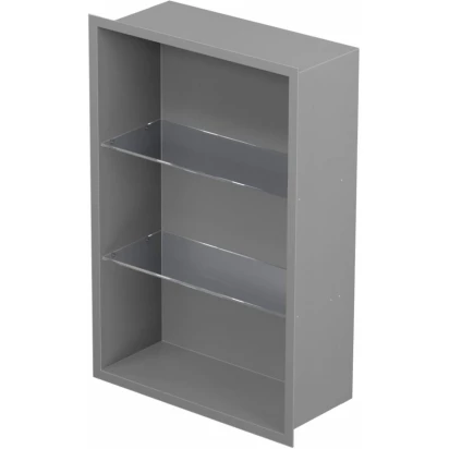 Półka pionowa do zabudowy 40x60x15 MCJ FLAT F.PWNP LGR 4060/15 szara