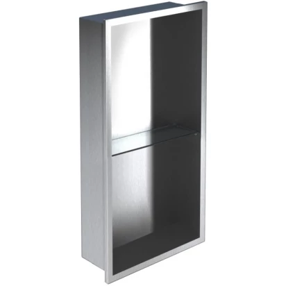 Półka pionowa do zabudowy 60x15 MCJ BEND B.PWNP 600/15 SB stal