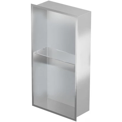 Półka pionowa do zabudowy 60x15 MCJ FLAT F.PWNP 600/15 SB stal