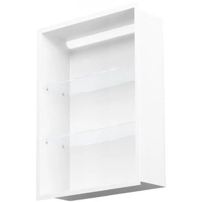 Półka pionowa z oświetleniem do zabudowy 40x60 MCJ FLAT F.PWNP LED LWH 4060/10 biała