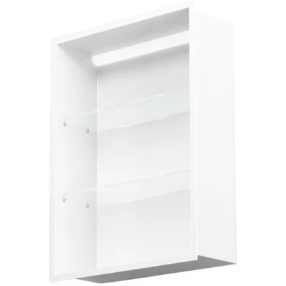 Półka pionowa z oświetleniem do zabudowy 40x60 MCJ FLAT F.PWNP LED LWH 4060/15 biała