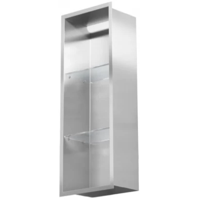 Półka pionowa z oświetleniem do zabudowy 90 cm MCJ FLAT F.PWNP LED 900/15 SB stal