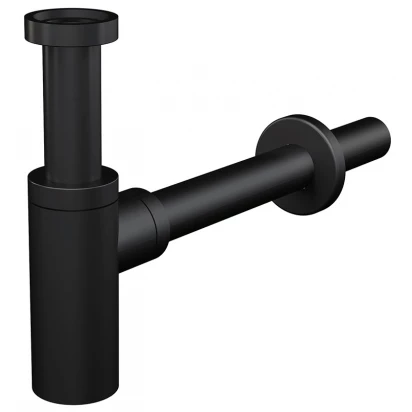 Półsyfon umywalkowy Alcaplast Alcadrain A400BLACK czarny mat