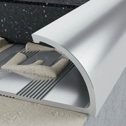 Profil C krawędziowy 8 mm długość 200 cm, aluminiowy, surowy Excellent LIPKS.08/200